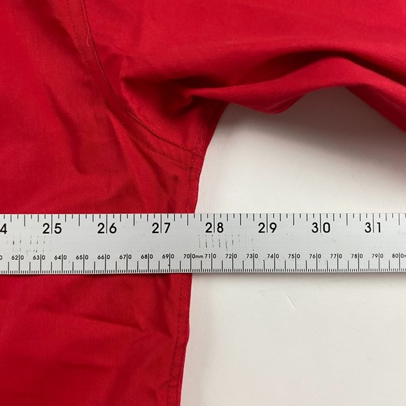 NWT Caterpillar CAT The Rental Store Button Down Shirt Mens 2XL Red Cotton XXL - Picture 10 of 13